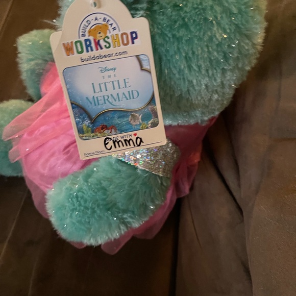 Build A Bear Disney The Little Mermaid Ariel Bear w/Sound Plush. - Picture 2 of 2